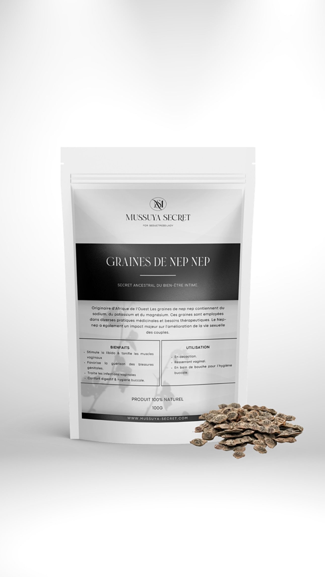 Graines De Nep Nep 100g - Équilibre Hormonal & Hygiène Intime - Produit Naturel